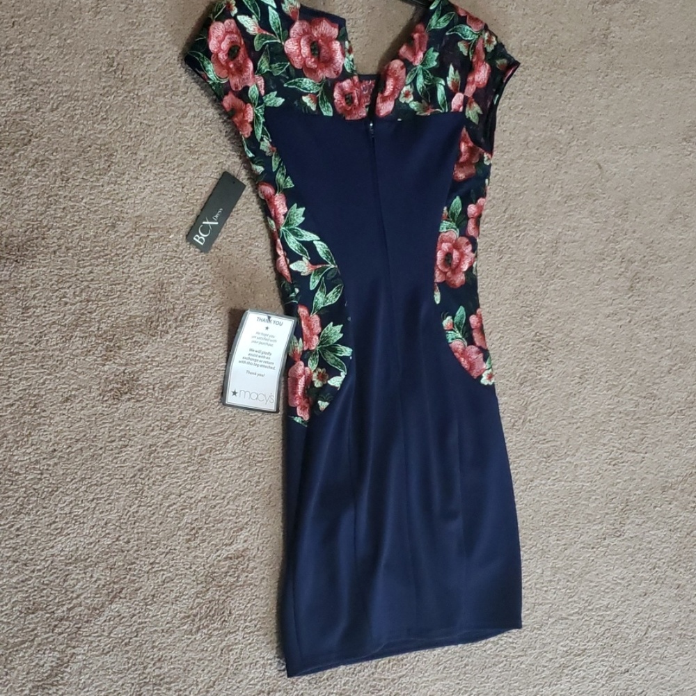 Blue Colorful Dress (Divided) - Picture 3 of 4